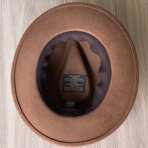Eric Javits Wool Fedora Hat Brown Size One - Picture 10 of 15